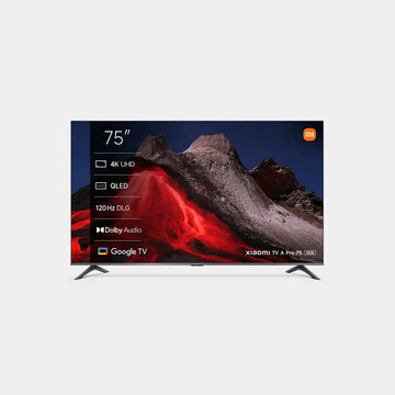 Xiaomi TV A Pro 75Inch 2026 4K QLED Smart TV | 120Hz | Google TV | Dolby Audio, DTS-X, DTS Virtual:X Sound | L75MB-APME - Dark Gray