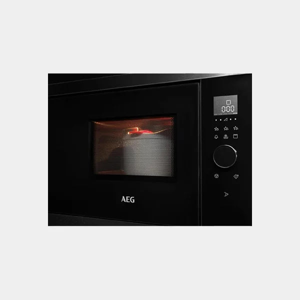 AEG Built-in Microwave Oven 17 L 800 W .5 Levels,Black, Stainless steel |MBB1756SEM