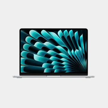 Apple Macbook Air 13 Inch | M4 Chip (10-Core CPU, 10-Core GPU)| 16GB RAM 512GB SSD | 13.6 Inch Liquid Retina Display |Arabic Keyboard / English Keyboard  | macOS| MW0X3AB - Silver
