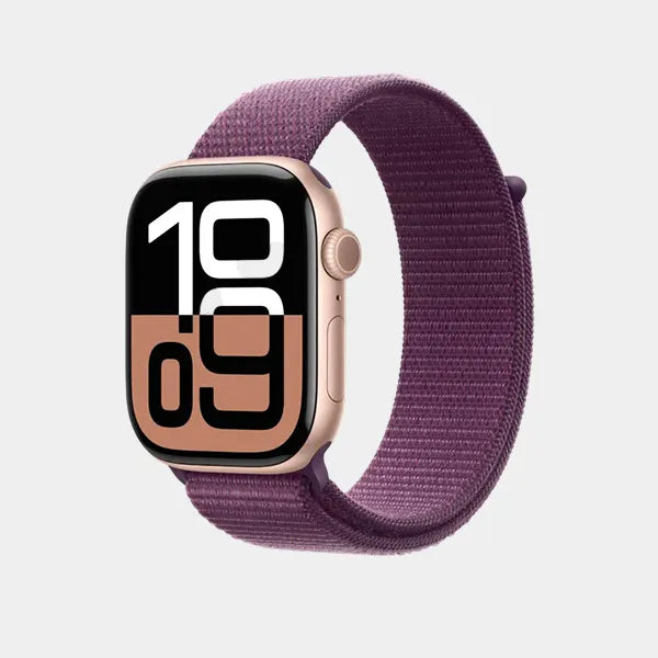 Apple Watch Series 10 46mm GPS AL Plum SL MWWV3 - Rose Gold qatar