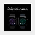 Apple Watch Series 12 GPS 46mm Black Aluminium Case with Black Sport Band qatar
