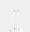 Aukey CB-SCC101 White 1m 100W Silicone USB C to USB C Cable