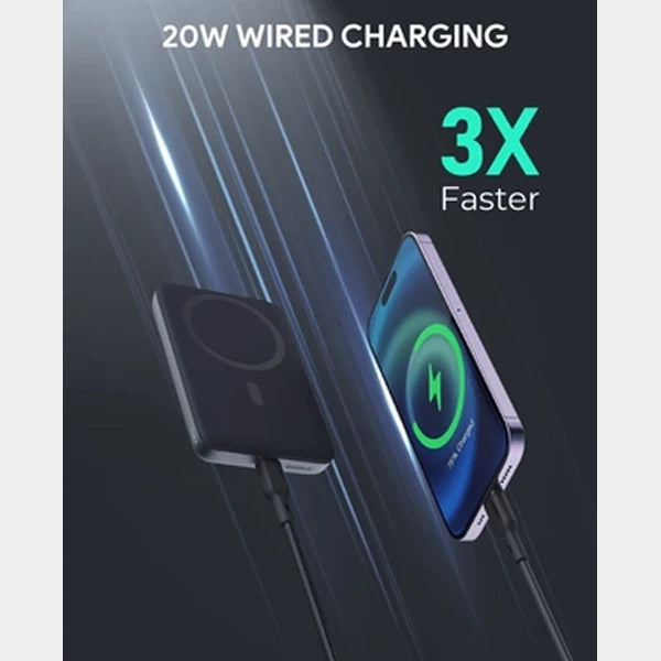 Aukey PB-MS01-GY Gray 6700MAH Maga Air Power bank With 20W PD qatar