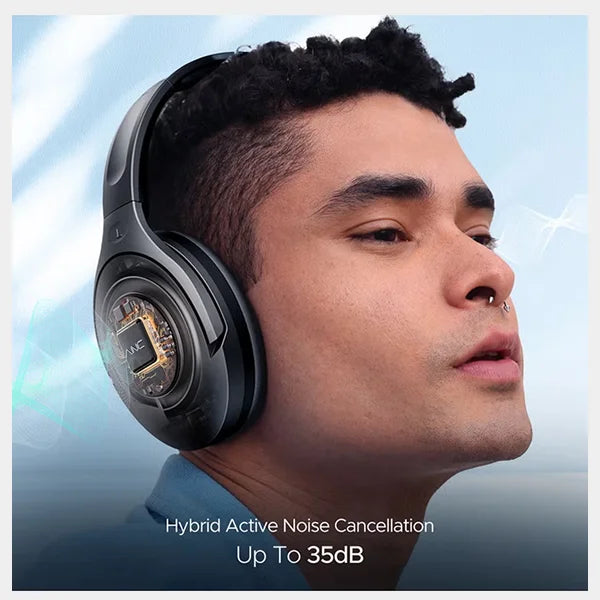 boAt Rockerz 551ANC |Hybrid Active Noise Cancellation Headphones |Up to 100H Playtime -Stellar Black