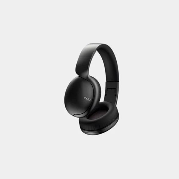 DCU Tecnologic Multifunction Headphones | 40mm Driver | 20Hz - 20kHz Frequency Response | 15H Playtime | Folding Comfort Design | TF Card Slot | USB-C Charging Support | Folding Comfortable Design | 34152500 - Black
