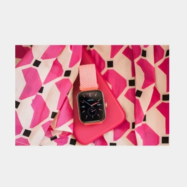 DCU Tecnologic Smartwatch Los Angeles | 1.80 TFT LCD Display | Blood Oxygen & Sleep Monitor | Female Cycle & Stress Tracking | Bluetooth 5.3 | 34157064 - Rose Gold