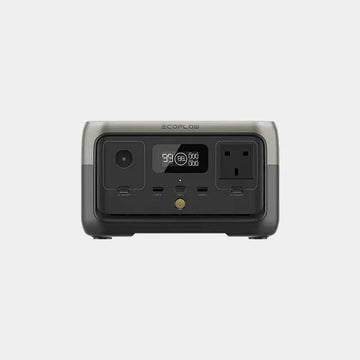 Ecoflow River 2, 300W AC output, 256Wh capacity power station - Black
