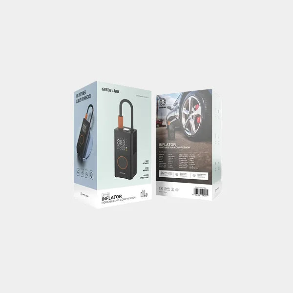 Green Lion GTI-01 Inflator Portable Air Compressor - Black