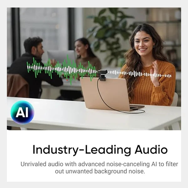 Insta360 Link 2 Al-Powered 4K Webcam - Black
