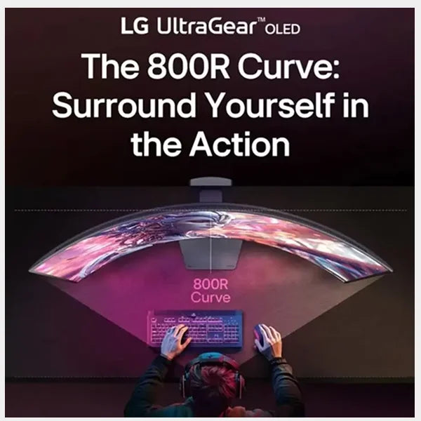 LG 45-Inch Oled 240hz Wqhd Curved Smart Gaming Monitor  price in qatar