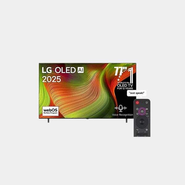 LG 77 Inch OLED Ai B5 4k, 120 Hz Smart Tv, Ai Magic Remote, Webos 25 | OLED77B56LA AMRG