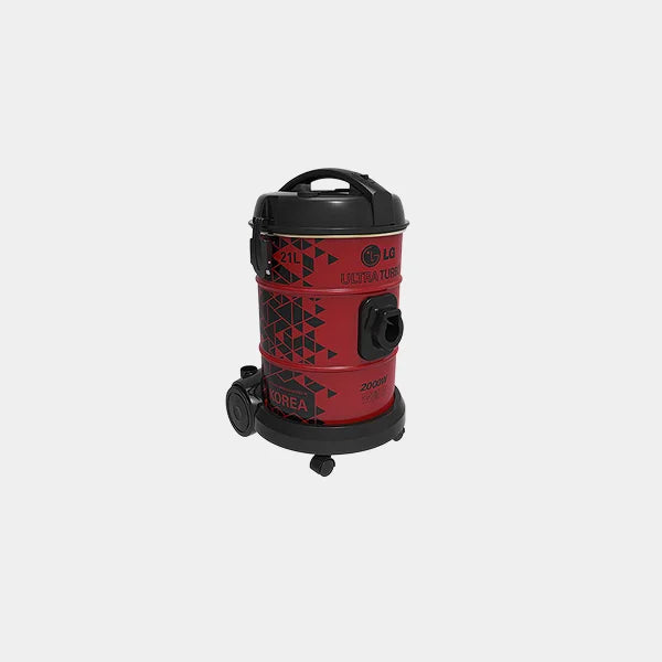 LG Drum Vacuum Cleaner, 21L, 2000W, Red | VP7320NNTG