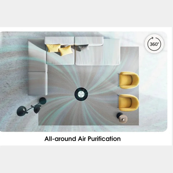 LG Puricare  360˚ Air  Purifier , 61 M², White , AS60GHWG0