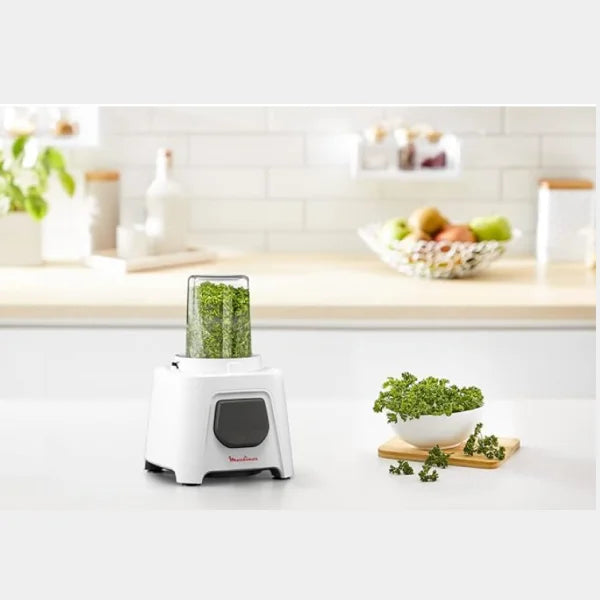 MOULINEX Blender | Blendeo+ 1.5 L Blender Smoothie Maker | Mixer | 450 W | 2 Acc | Duraforce Label | Durable Blending Performance | 1 Speed | Pulse Function