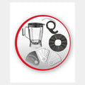 Moulinex Food Processor 800W, 25 Function - FP247127 qatar