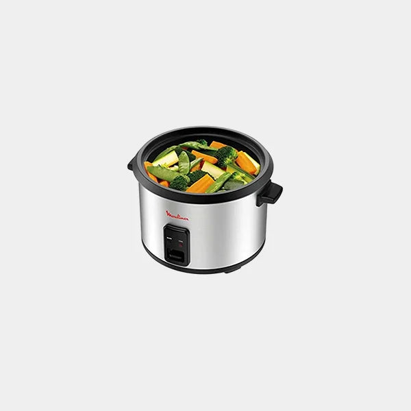 Moulinex  Rice  Cooker 700W, 10cups  Capacity  (1.8LTRS), Non  Stick Removable  Bowl , Glass lid