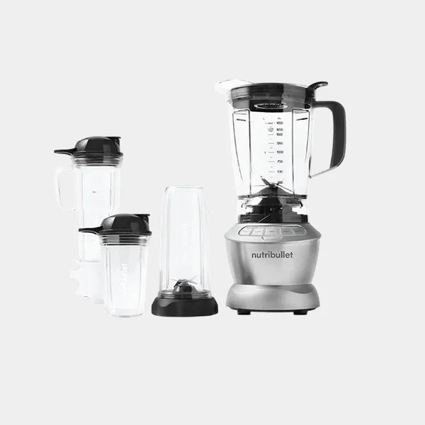NutriBullet Full Size Blender Combo 1200W – High Performance Kitchen Blender for Smoothies|Frozen Drinks & Ice Crushing| NBC-1110A - white