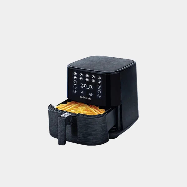 Nutricook Air Fryer 2 | 1700 Watts| Digital Control Panel Display| 10 Preset Programs With Built-In Preheat Function|5.5 Liter | NC-AF205K-Black