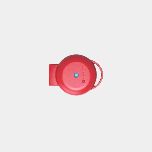 Nutricook Mini Waffle Maker – Rapid Heat Non-Stick Surface |Compact Countertop Size |Simple One-Touch Waffle Cooking  | NC-WM100R- Red