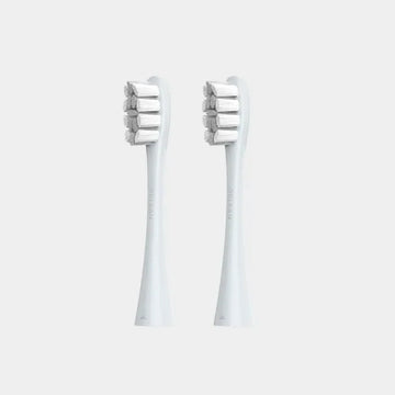 Oclean Professional Clean Brush Head | 2 Pack | Delicate Tounge Cleaner | Diamond-Ground Bristle | C04000272 - Silver