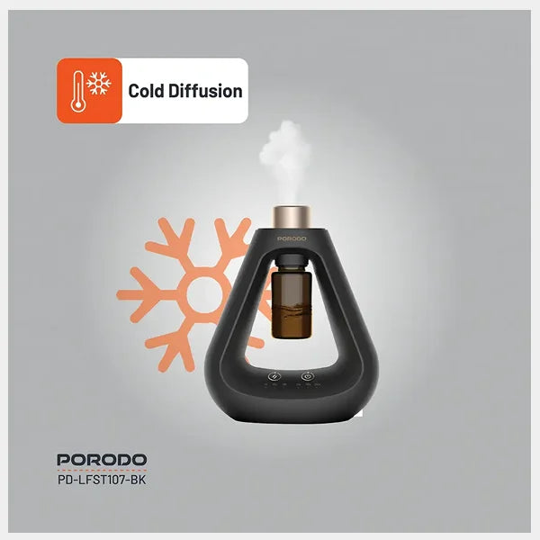 Porodo Lifestyle Aroma Sphere Waterless Diffuser - Black