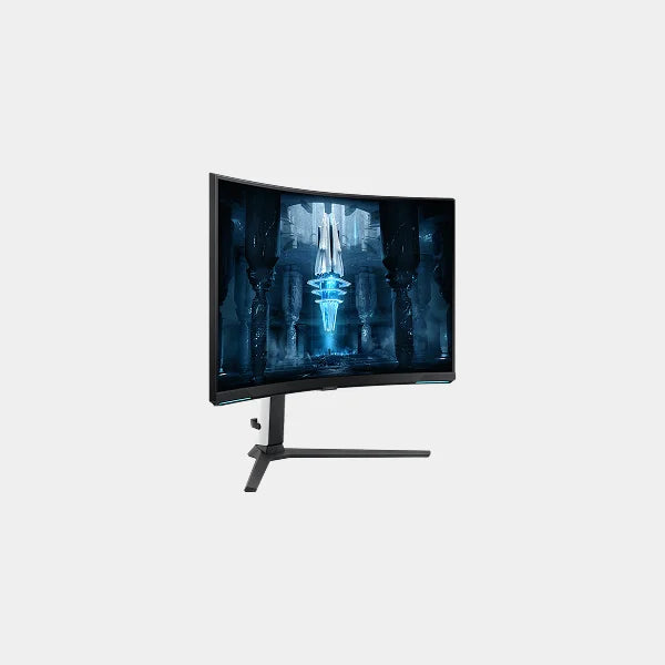 Samsung Odyssey Neo G8, 32 Inch 240Hz Refresh Rate LED Curved Display, Eye Saver Mode, Flicker Free, HDR10 Plus, Monitor With FreeSync Premium Pro, LS32BG850NMXUE