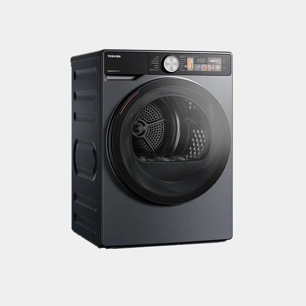 Toshiba 10KG Heat Pump Front Load Dryer with Dual Inverter & Steam Care - TD-T25BS110HWB(MG)