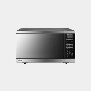 Toshiba 45L Microwave Oven 1000W|10 Power Levels Output| 55.5dB* Quiet Operation| Origin Inverter Technology| 20 Auto Menus|Sensor Cook Function-ML3-EM45PFI(MB)-Black