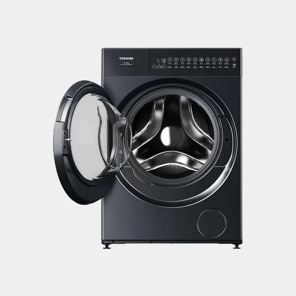 Toshiba Washer |Dryer 15/9 KG WIFI RPM:1200. Ultra Fine Bubble | Add Garment | Sense Dose , sense slide| LED  Drum light /GREAT WAVES 2.0| Origin Inverter|  Morandi Grey|TWD-T35BP160MWB(MG)