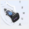 UGreen 30W 2-Port Fast Car Charger - Grey qatar