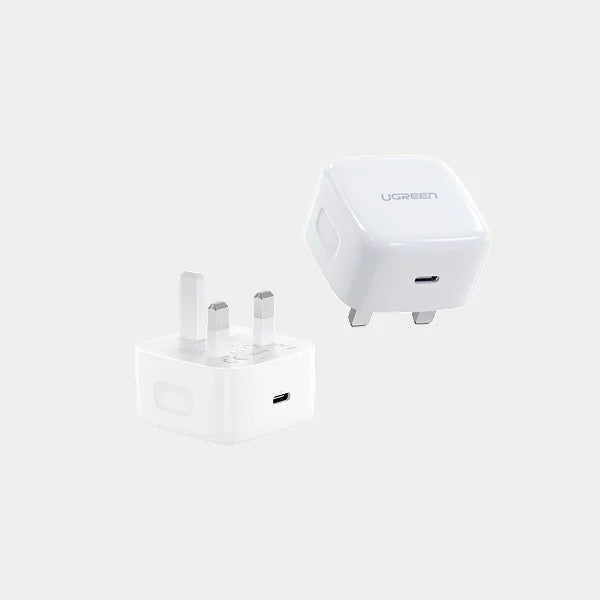 UGreen 30W PD Fast Charger UK - White