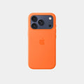 iPhone 17 Pro Silicone Case with MagSafe  MGFE4ZM/A - Orange in qatar