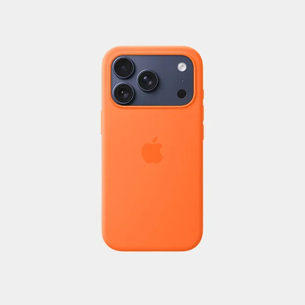 iPhone 17 Pro Silicone Case with MagSafe  MGFE4ZM/A - Orange in qatar