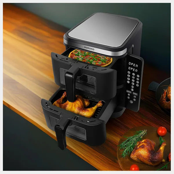 Porodo Lifestyle Double Stack Air Fryer