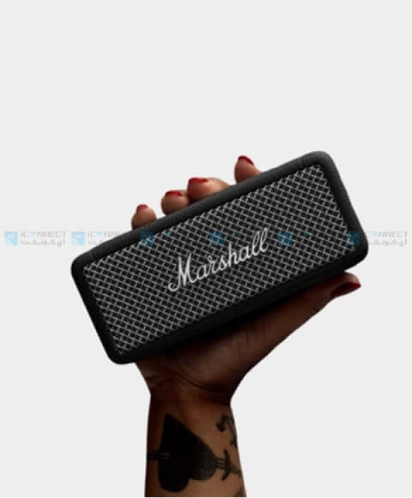 Marshall Emberton II Portable Bluetooth Speaker | 30+ hours | Bluetooth 5.1 - Black and Steel