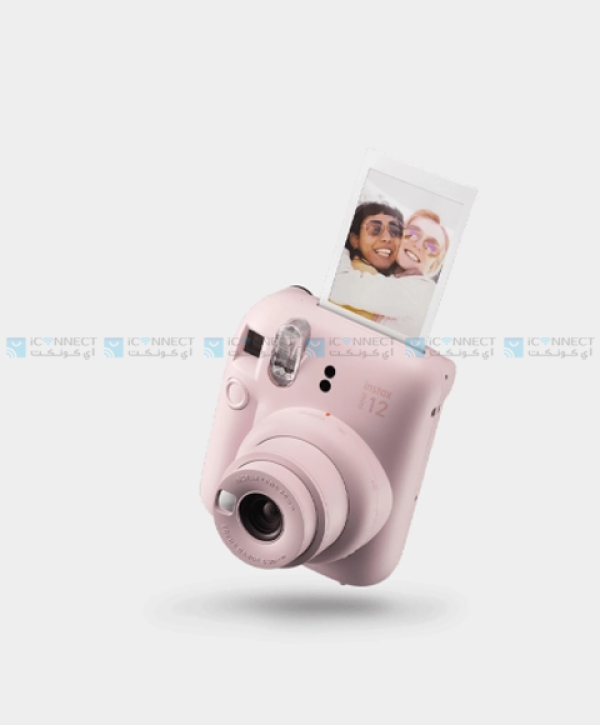 Fujifilm Instax Mini 12 Instant Camera with Film – Blossom Pink