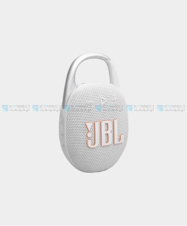 JBL Clip 5 Portable Wireless Speaker - White