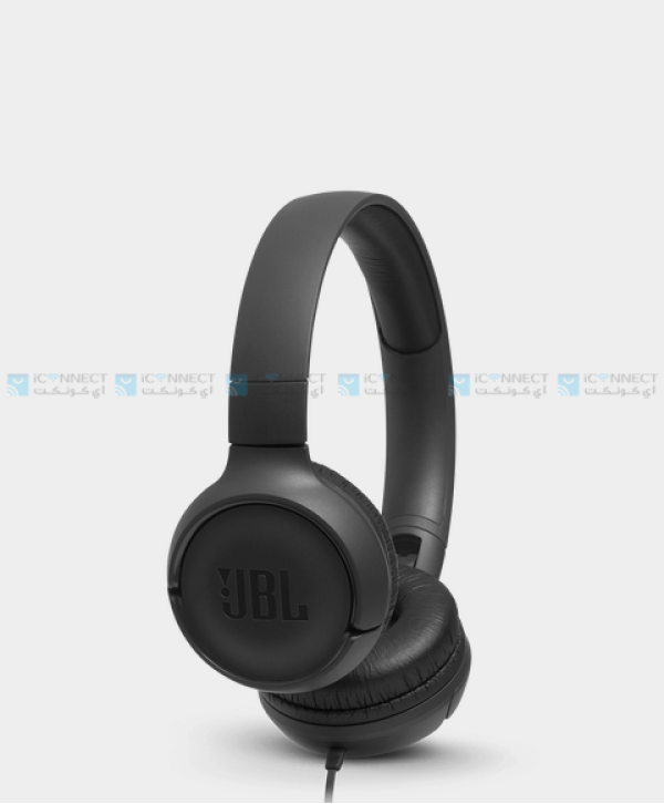 JBL Tune 500 Wired Headphones - Black