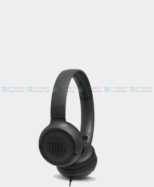 JBL Tune 500 Wired Headphones - Black