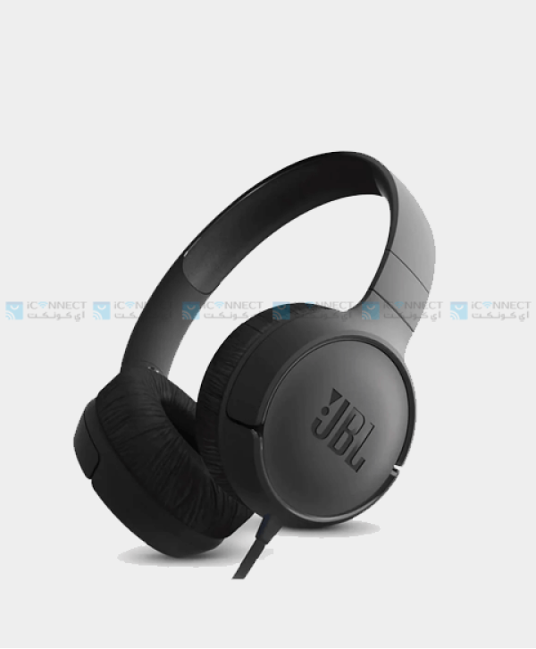 JBL Tune 500 Wired Headphones - Black