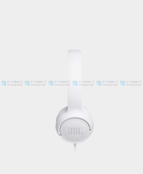 JBL Tune 500 Wired Headphones - White